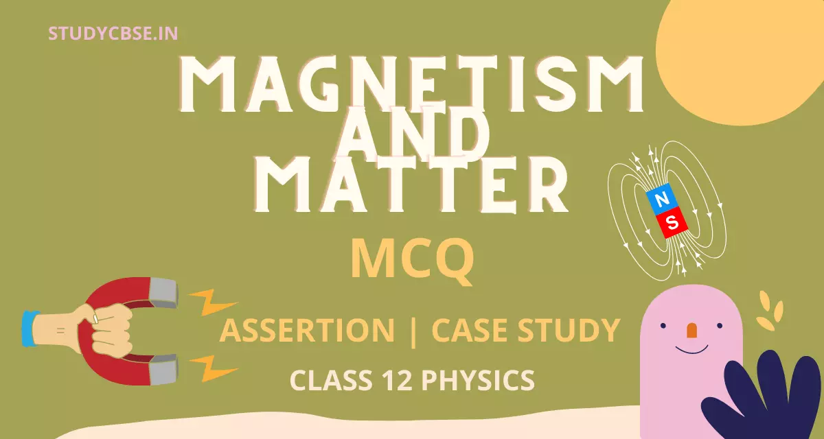 magnetism and matter mcq
