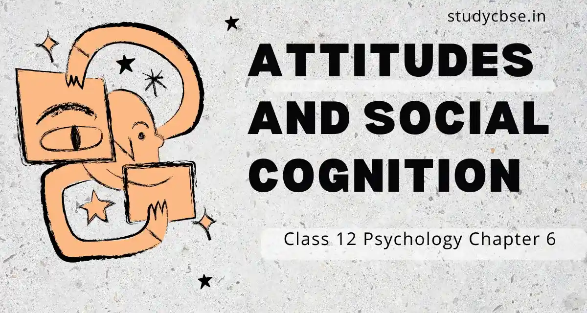 Attitude and social cognition